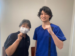 ガッツポーズ　座骨